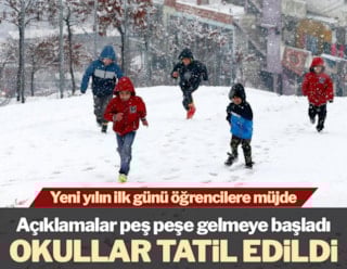 Yarın hangi illerde okullar tatil?