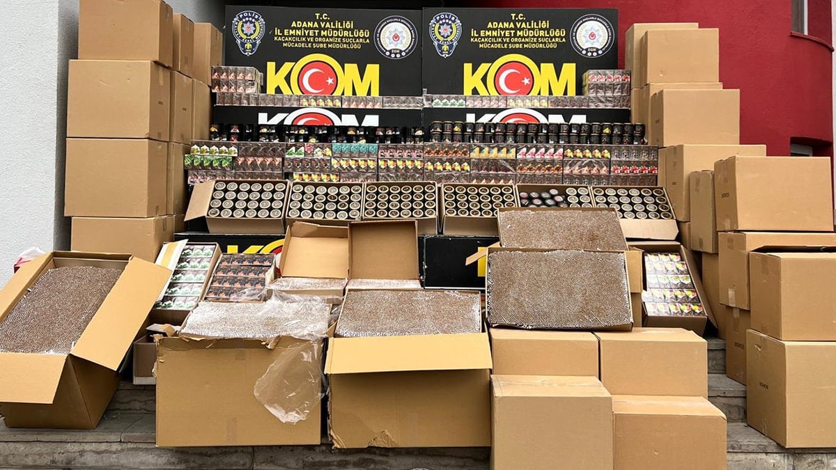 Adana Yüreğir’de kaçak makaron ve nargile tütünü operasyonu: 2 tutuklama