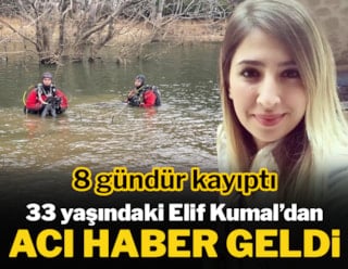 8 gündür aranıyordu... Elif Kumal'dan acı haber geldi
