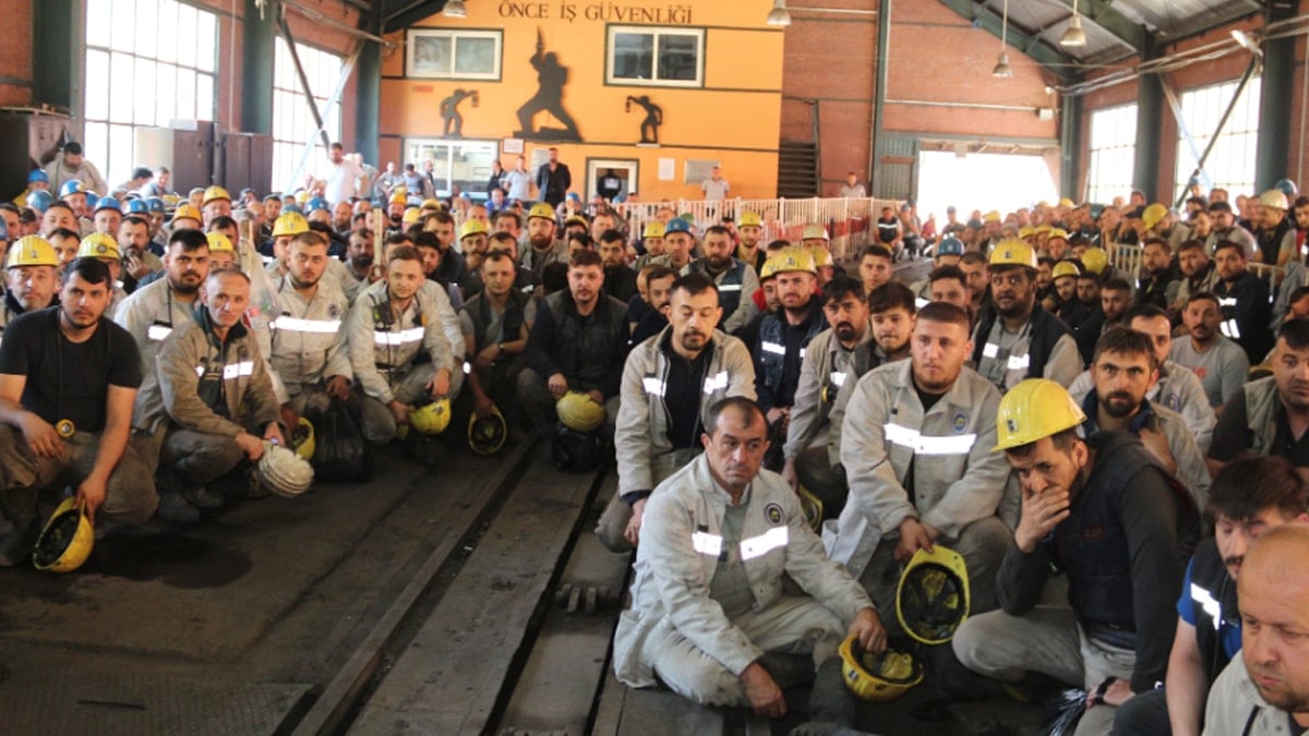 Zonguldak’ta TTK'ya bağlı 3 müessesede üretim durduruldu