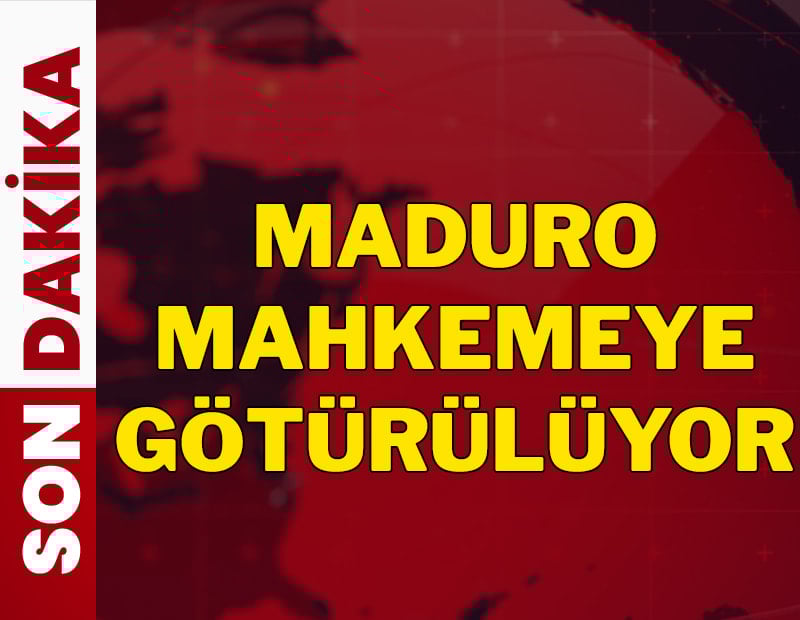 Maduro mahkemeye götürülüyor