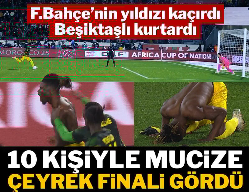 Mucizevi çeyrek final! F.Bahçe'nin yıldızı kaçırdı...