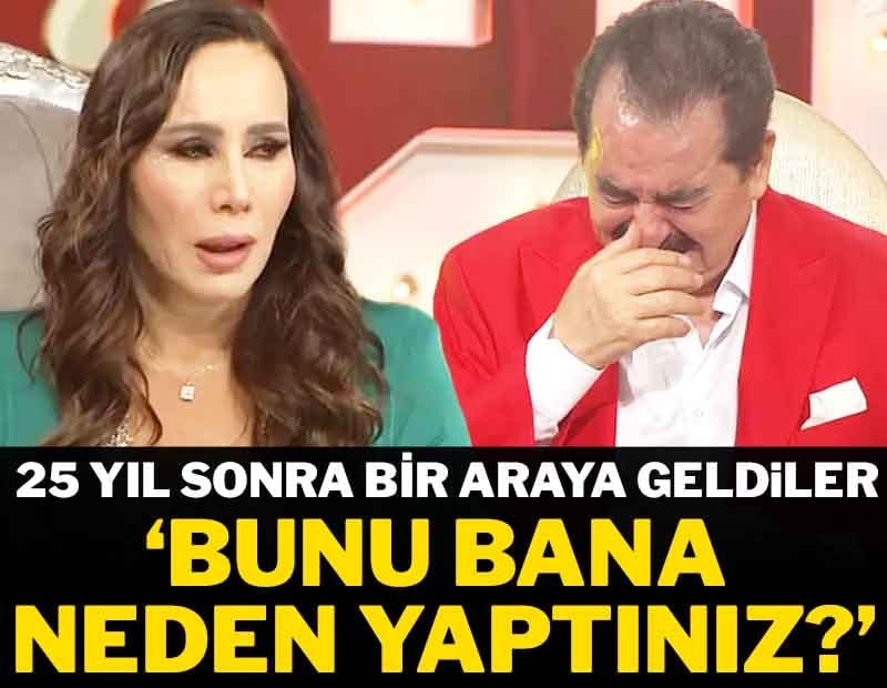 25 yıl sonra bir araya geldiler... İbrahim Tatlıses ve Asena gözyaşlarını tutamadı