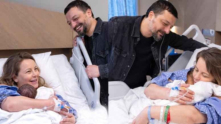 Oğullarına nihayet kavuştular… Ünlü çiftin mutlu günü