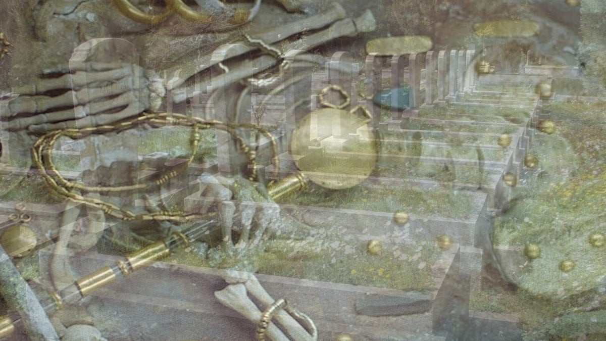 Mezarlıktaki kemiklerin arasından 6 kilo altın çıktı