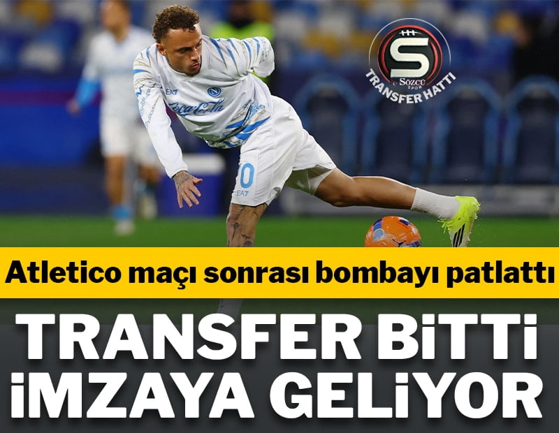 Galatasaray Atletico maçı sonrası bombayı patlattı!  Noa Lang transferini bitirdi