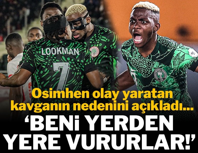 Osimhen, Lookman kavgasının nedenini açıkladı!