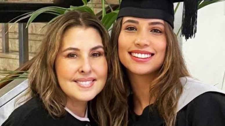  Nilüfer kucağına aldığında 4 aylıktı... Biricik kızı Ayşe Nazlı diplomasını aldı... İşte mesleği!