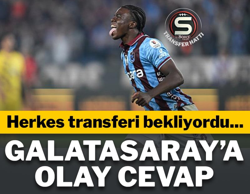 Herkes transferi beklerken  Galatasaray'a olay cevap