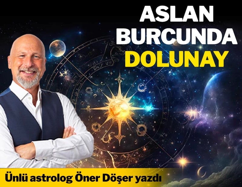 Aslan burcunda dolunay