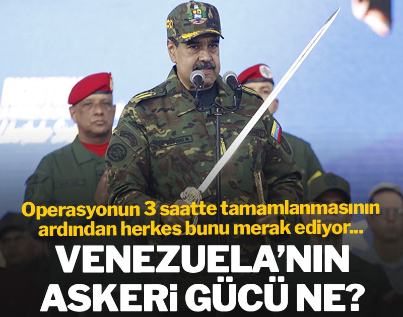 Maduro 3 saatte yakalandı... Herkes merak etti: Venezuela'nın askeri gücü ne?