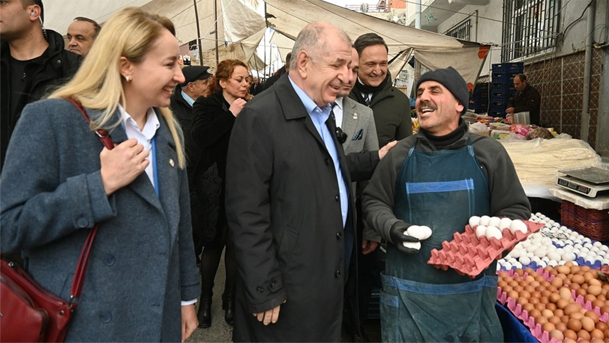 Özdağ, pazarı ziyaret etti, bir dokundu bin ah işitti