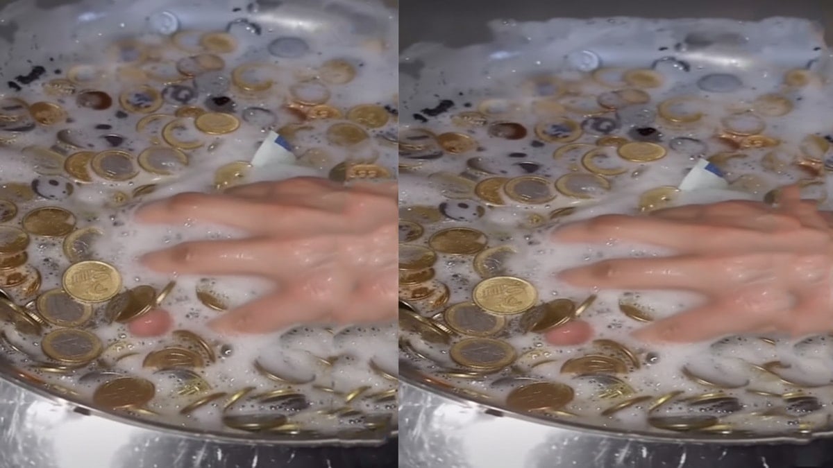 Yeni çıkan paraları foşur foşur yıkamaya başladılar 