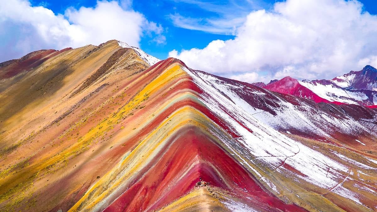 Peru'daki Gökkuşağı Dağı'na Türkiye'den rakip çıktı: Gören hayran kalıyor