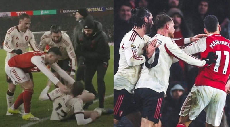 Acı içinde kıvranan rakibine skandal hareket!