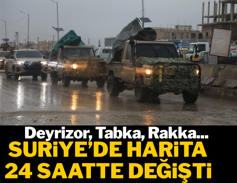 Suriye'de harita 24 saatte değişti! Rakka, Tabka ve Deyrizor kurtarıldı