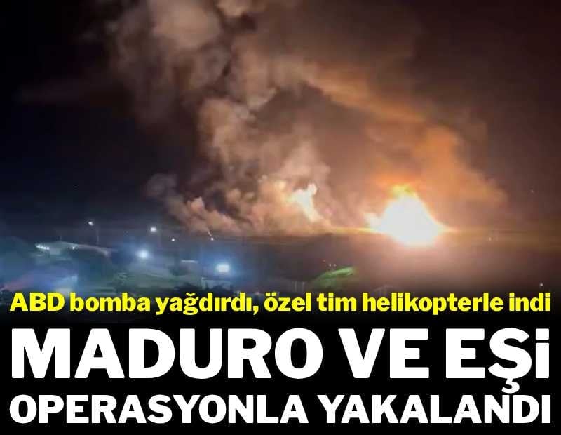 ABD Venezuela'ya saldırdı: Trump Maduro'nun yakalandığını duyurdu