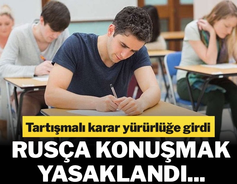 Tartışmalı karar yürürlüğe girdi! Rusça konuşmak yasaklandı...