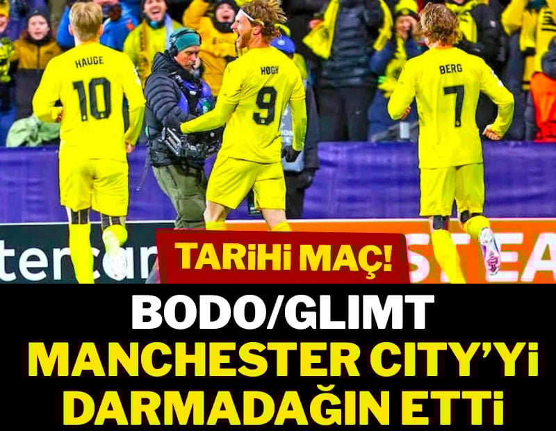 Tarihi maç! Bodo/Glimt Manchester City'yi darmadağın etti