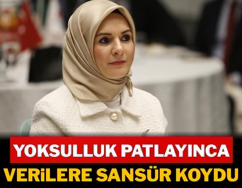 Yoksulluk patlayınca verilere sansür koydu