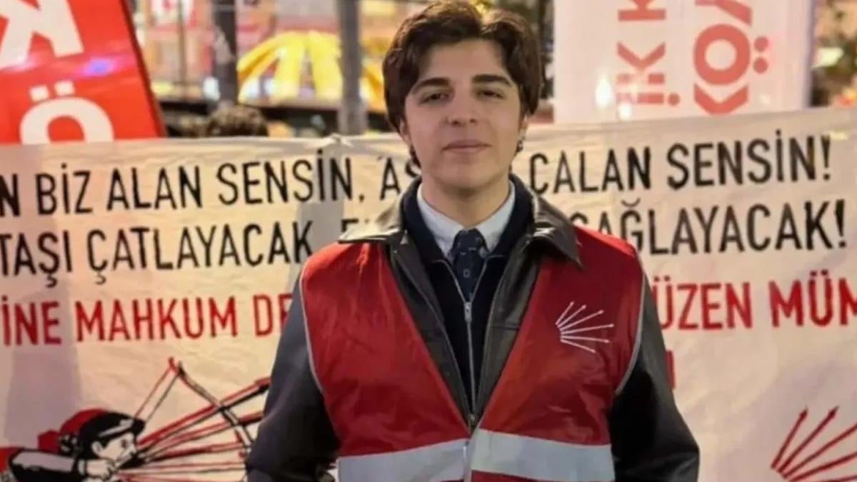 CHP Gençlik Kolları yöneticisi Bilge Kağan Şarbat tahliye edildi