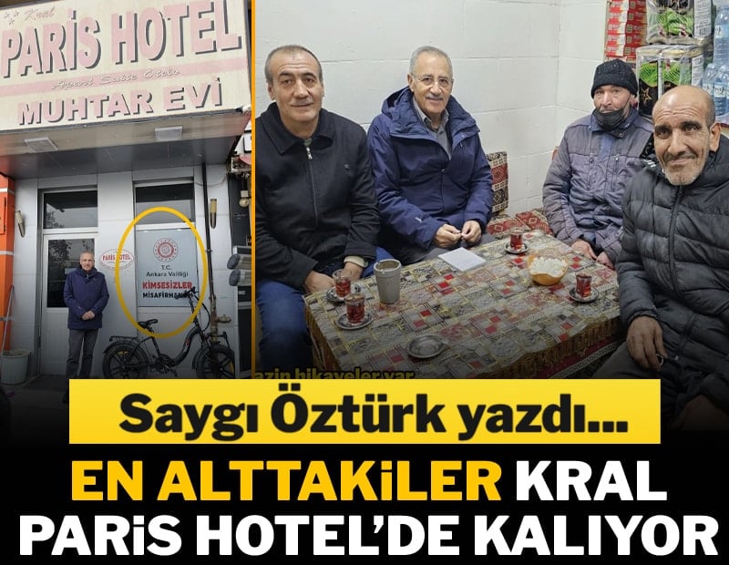 Sokakta yaşayanların yeni mekanı: Kral Paris Hotel