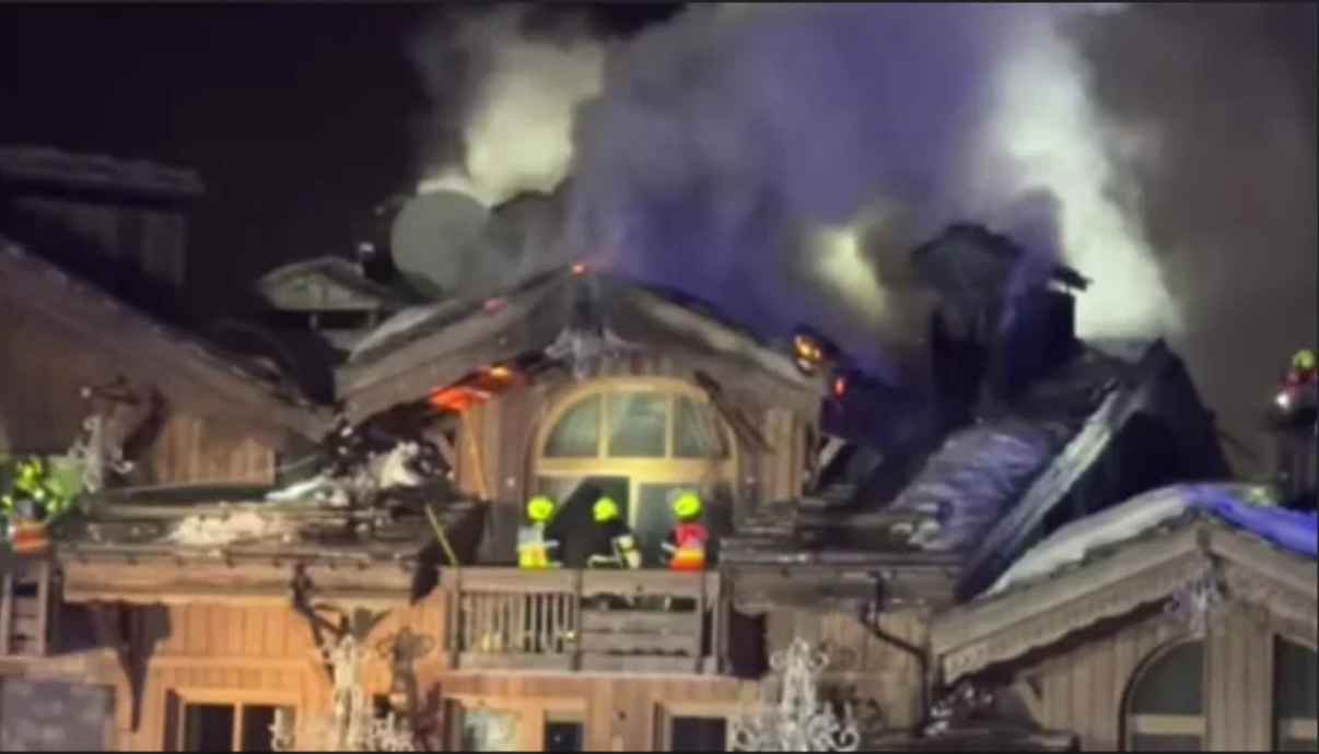 Fransa'nın en ünlü kayak merkez, 16 saattir yanıyor: Kimsenin burnu kanamadı