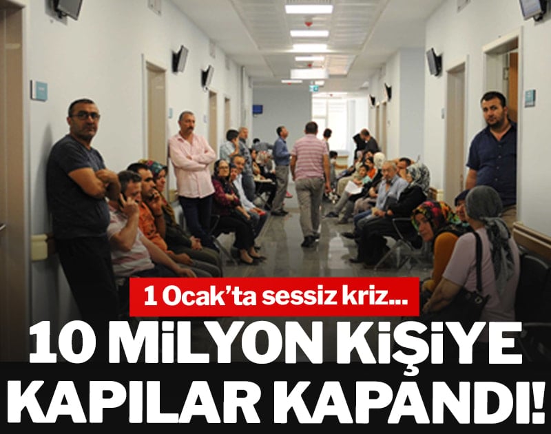 1 Ocak'ta sessiz kriz: 10 milyon kişiye kapılar kapandı