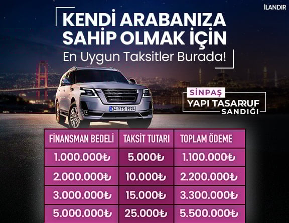 Sinpas YTS Desktop Manşet Advertorial 2 Şubat'26