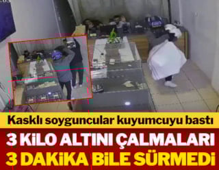 Hatay'da silahlı kuyumcu soygunu: 3 dakikada 3 kilo altınla kaçtılar