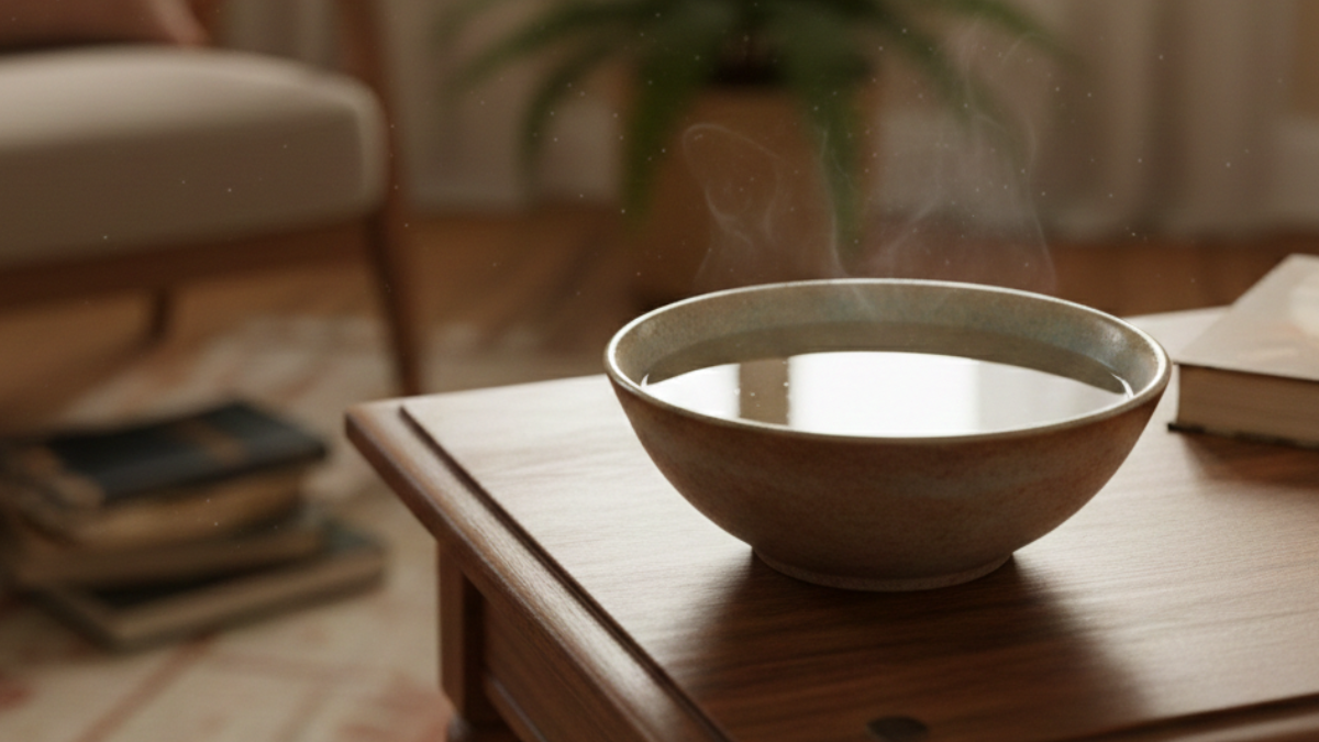 Herkese bir kaba sirke koyup gece boyunca bekletmeleri önerildi