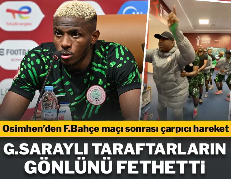 Osimhen kutlamalara katılmadı, taraftarlardan takdir topladı