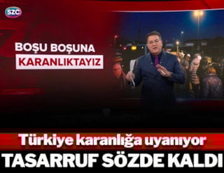 Tasarruf sözde kaldı! Türkiye "karanlığa" uyanıyor
