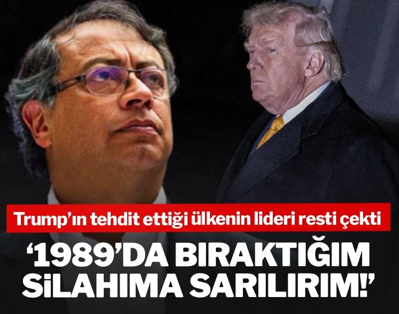 Trump'ın tehdit ettiği ülkenin lideri resti çekti: 1989'da bıraktığım silahıma sarılırım