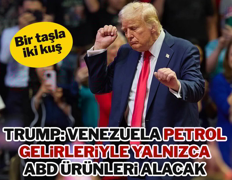 Trump: Venezuela petrol gelirleriyle yalnızca ABD ürünleri alacak
