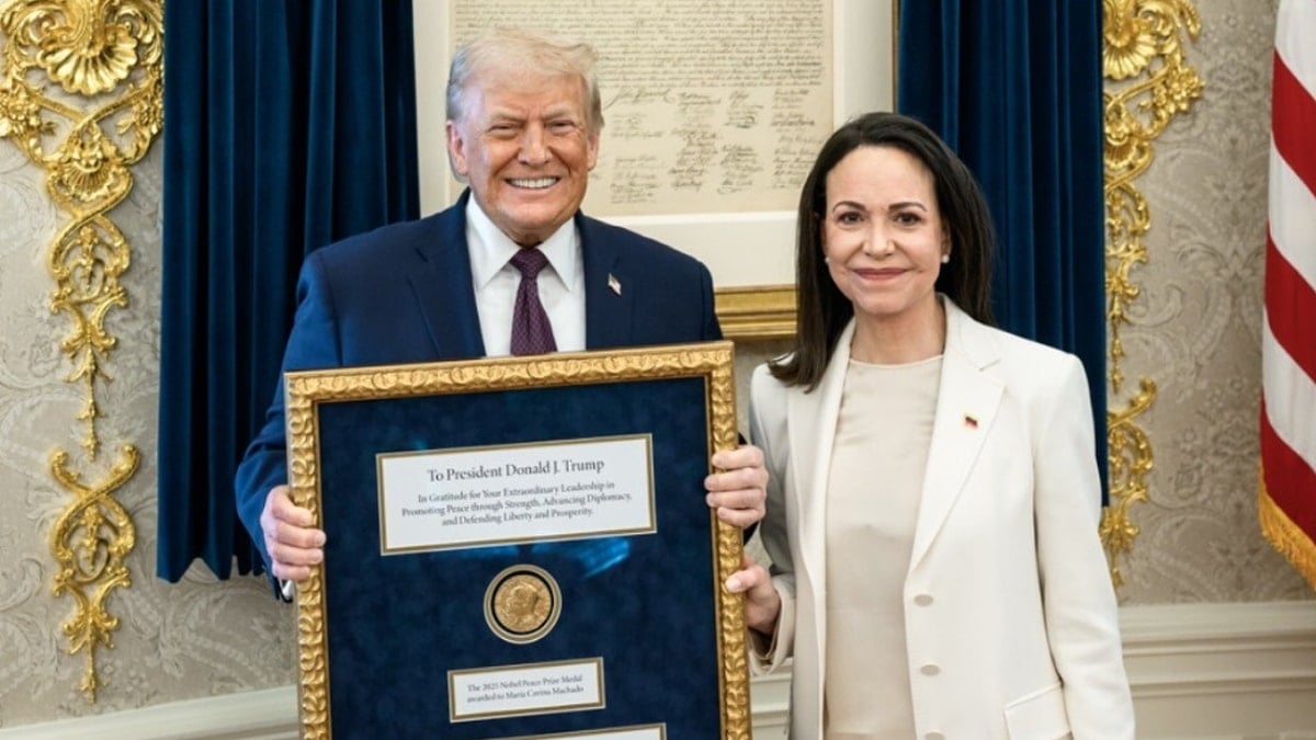 Venezuelalı muhalif lider Nobel Barış Ödülü'nü Trump'a verdi