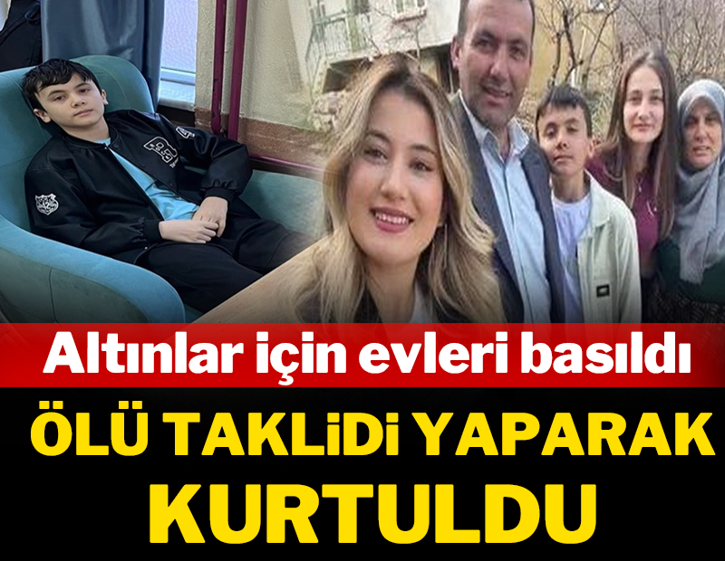 12 yaşındaki Nazif soyguncuların saldırısından ölü numarasıyla kurtuldu