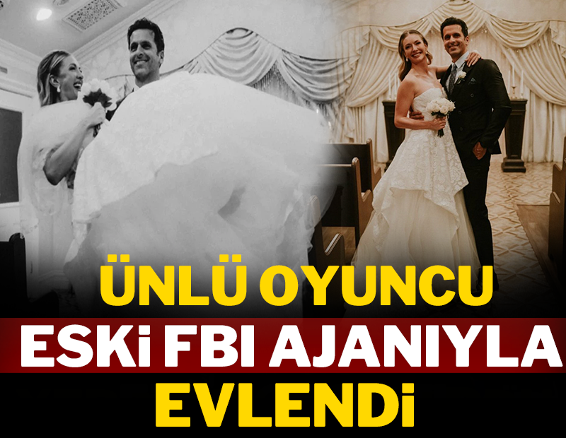 Ünlü Türk oyuncu FBI ajanıyla evlendi! Sosyal medya yıkıldı