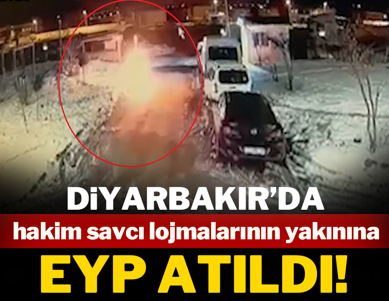 Diyarbakır'daki hakim savcı lojmanlarının yakınına EYP atıldı!