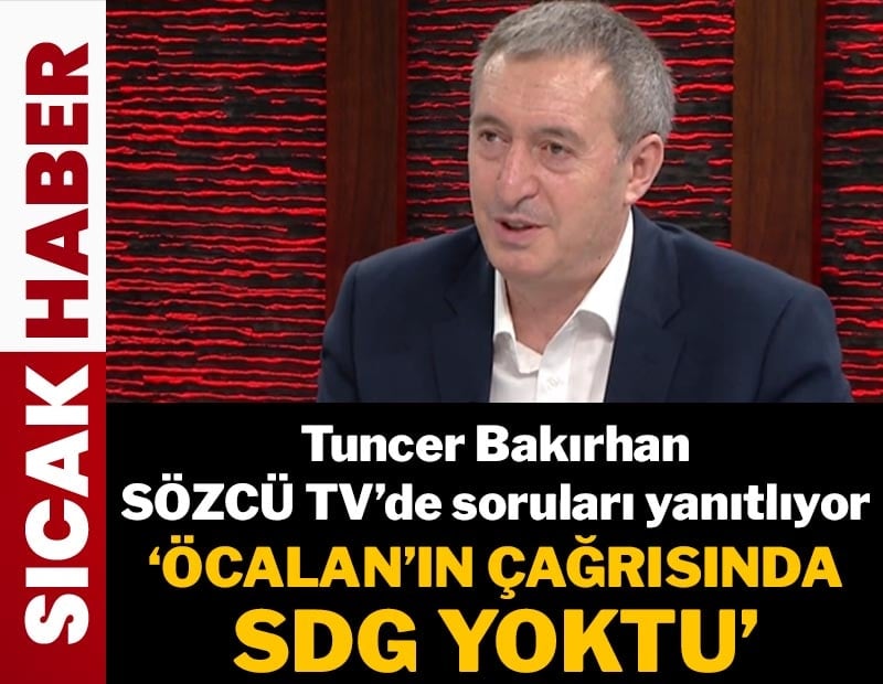 DEM Parti Eş Başkanı Tuncer Bakırhan SÖZCÜ TV'de Liderler Özel programında soruları yanıtlıyor