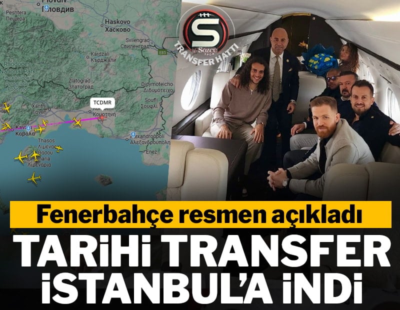 Fenerbahçe'nin tarihi transferi Guendouzi İstanbul'da!