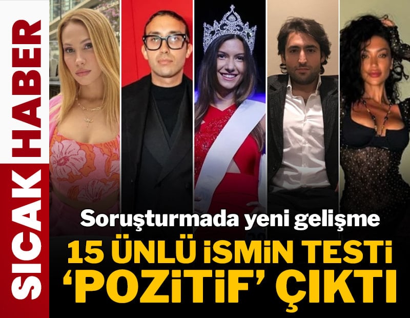 15 ünlü ismin uyuşturucu testi 'pozitif' çıktı