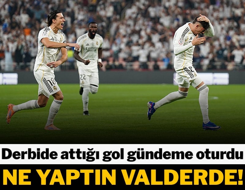 Süper Kupa yarı finalinde Valderde'den inanılmaz gol