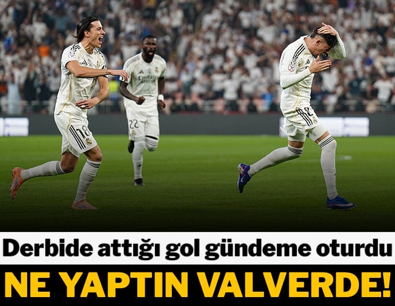 Süper Kupa yarı finalinde Valverde'den inanılmaz gol