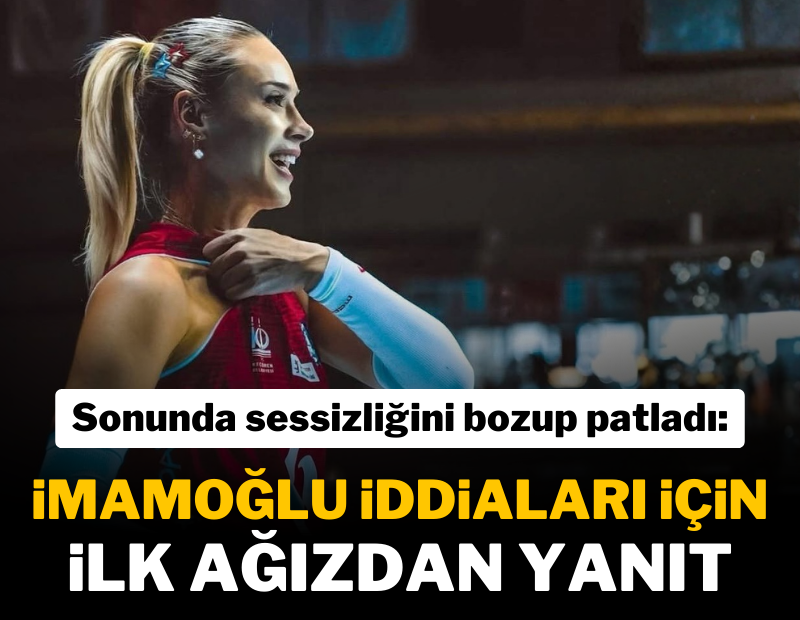 Voleybolcu Derya Çayırgan sessizliğini bozdu