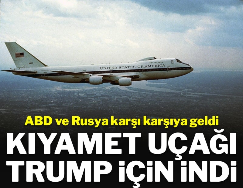 Rusya ve ABD karşı karşıya geldi: Kıyamet uçağı, Washington'a indi