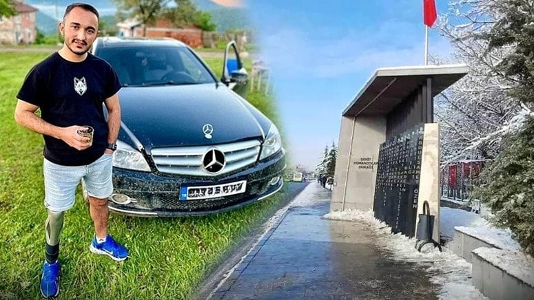 Gazi olduğu durakta canına kıydı!