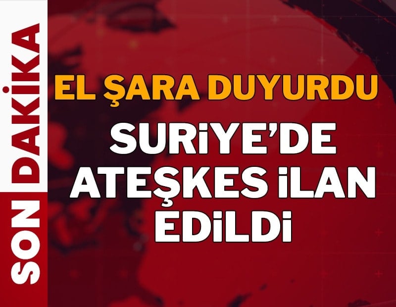 Suriye Geçici Cumhurbaşkanı Şara, SDG ile bir anlaşmaya varıldığını duyurdu