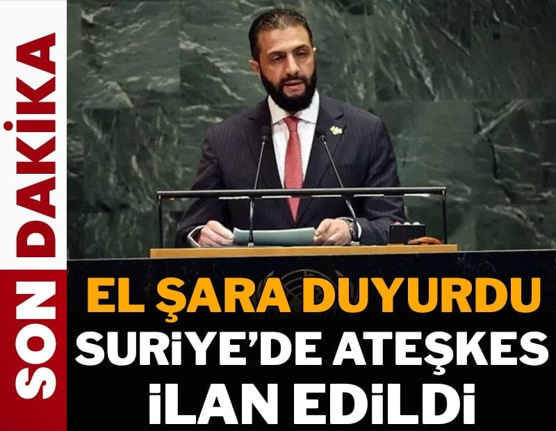 Suriye Geçici Cumhurbaşkanı Şara, SDG ile bir anlaşmaya varıldığını duyurdu