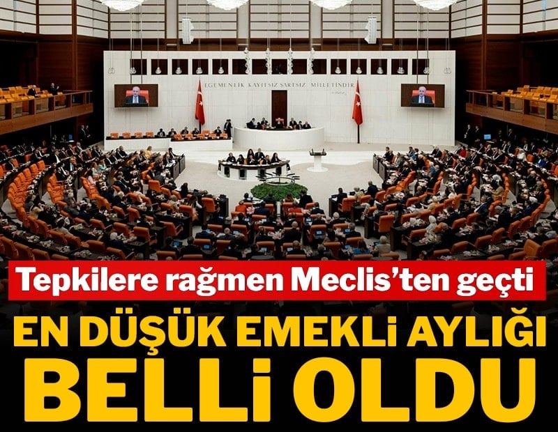 En düşük emekli aylığı belli oldu